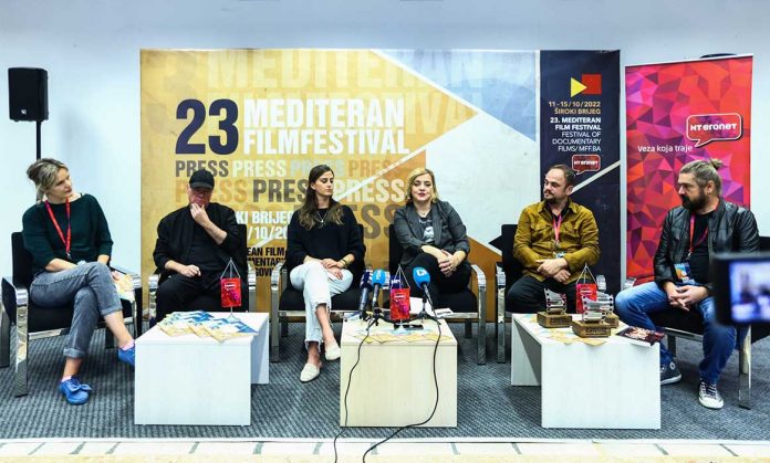 Na fotografiji: Press konferencija 23. Mediteran Film Festival / Foto: Mediteran Film Festival