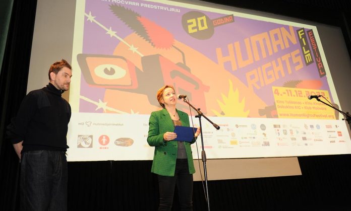 Na fotografiji: Otvorenje 20. HRFF-a / Foto: Mladen Pobi / Human Rights Film Festival